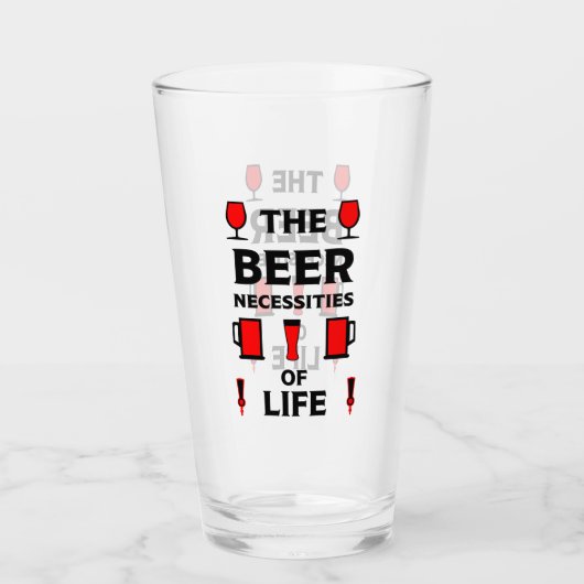 Biertrinker Glas (Vorderseite)
