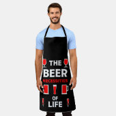 Biertrinker Schürze (Getragen)