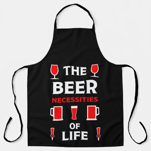 Biertrinker Schürze (Vorderseite)