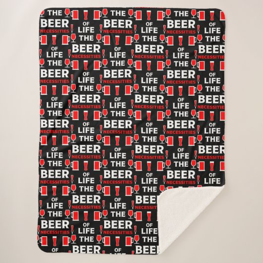 Biertrinker Sherpadecke (Vorderseite)
