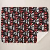 Biertrinker Sherpadecke (Vorderseite (Horizontal))