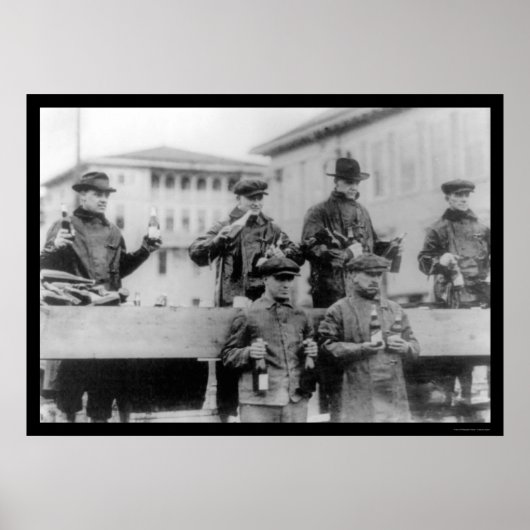 Bierverbot in Zion City, IL 1920 Poster (Vorne)