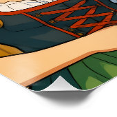 Bierverkostung beim Oktoberfest in München Poster (Ecke)