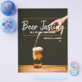 Bierverkostung Brauerei Flyer Poster (Einzeln)