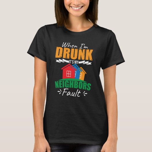 Bierviertel Nachbar T-Shirt (Vorderseite)