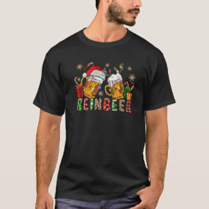 Bierweihnachtsfest Tasse Santa Reinbeer Weihnachts T-Shirt