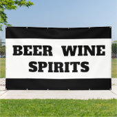 Bierweinbrand-Banner Banner (Außenbereich)