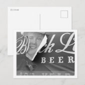 Bierwerbung, Reklametafeln, Peeling, 1941 Postkarte (Vorne/Hinten)