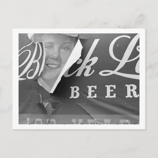Bierwerbung, Reklametafeln, Peeling, 1941 Postkarte (Vorderseite)