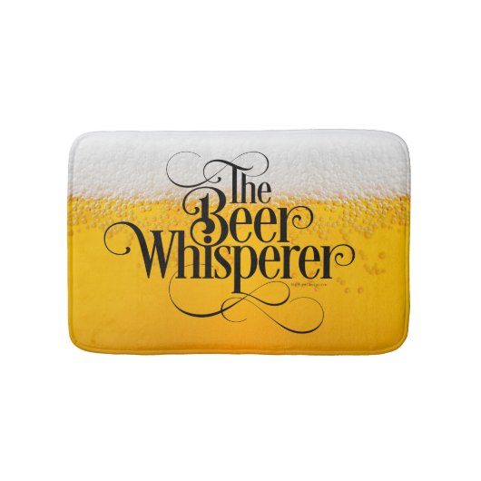BierWhisperer Badematte (Vorderseite)