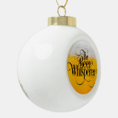 BierWhisperer Keramik Kugel-Ornament (Links)