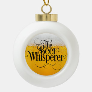 BierWhisperer Keramik Kugel-Ornament