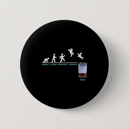 Bierwoche Montag Dienstag Mittwoch Donnerstag Frei Button (Vorderseite)