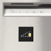 Bierwoche Montag Freitag Wochenende Lustiger Bierf Magnet (In Situ (Geschirrspüler))