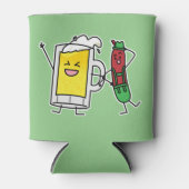 Bierwurst Oktoberfest Oktoberfest Lederhosen Dosenkühler (Vorderseite)