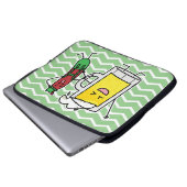 Bierwurst Oktoberfest Oktoberfest Lederhosen Laptopschutzhülle (Vorne Knopf)