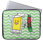 Bierwurst Oktoberfest Oktoberfest Lederhosen Laptopschutzhülle (Vorderseite)