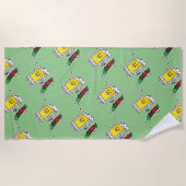 Bierwurst Oktoberfest Oktoberfest Lederhosen Strandtuch (Vorderseite)