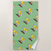 Bierwurst Oktoberfest Oktoberfest Lederhosen Strandtuch (Vorderseite)