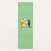 Bierwurst Oktoberfest Oktoberfest Lederhosen Yogamatte (Vorderseite)