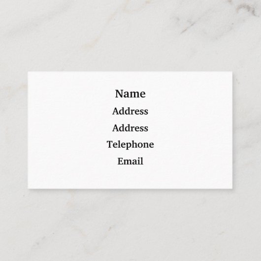 BIES VISITENKARTE (Rückseite)