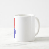 "BIESEN-VOGELSCHEUCHE" (linkshändig) Kaffeetasse (VorderseiteRechts)