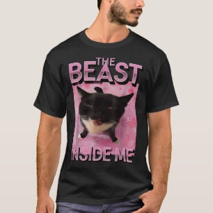 Biest in mir Katzen-Meme T-Shirt