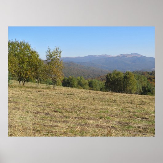 Bieszczady Herbst Poster (Vorne)