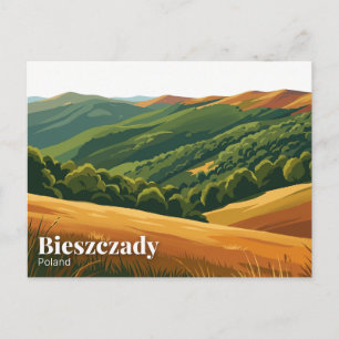 Bieszczady-Nationalpark Polen Postkarte