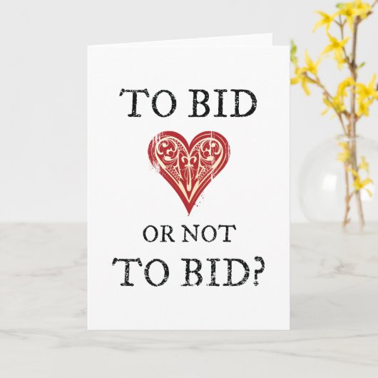 Bieten oder nicht biegen - Duplizieren des Bridge- Karte (Gelbe Blume)