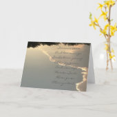 Bieten Sie Ihr Beileid an. Karte (Gelbe Blume)