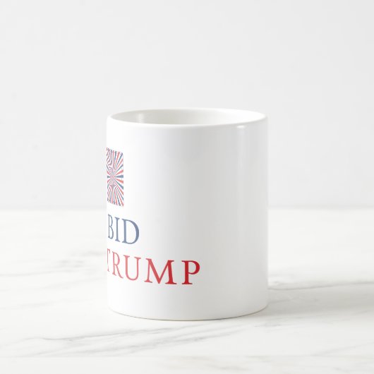 Bieten Sie keine Trumpf-Tasse Kaffeetasse (Mittel)