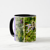 Bieten Sie mit Blume Tasse. Tasse (Vorderseite Links)