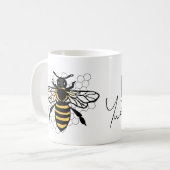Bieten Sie sich selbst Kaffeetasse (Vorderseite Links)