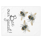 Bieten Sie unseren Gast | Bienenblanket Tischdecke (Vorderseite (Horizontal))