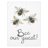 Bieten Sie unseren Gast | Bienenblanket Tischdecke (Vorderseite)