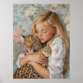 Bieter Embrace mit Leopard Poster (Vorne)