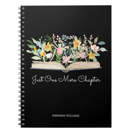 Bietet Angebotsfarben-Blume-Notebook an Notizblock (Vorderseite)