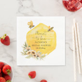 Bietet Honigbienen-Brautparty Serviette (Beispiel)