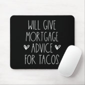 Bietet Hypothekenberatung für Tacos Funny Cinco de Mousepad (Mit Mouse)