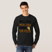 Bietet Modellautos für die Pizzakonservierung T-Shirt (Vorne ganz)