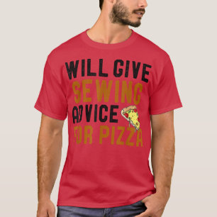 Bietet Rat für Pizza Funny Sprichwort Kni T-Shirt