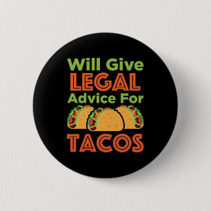 Bietet Rechtsberatung für Tacos Rechtsanwalt Button