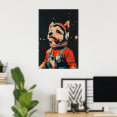 Biewer Terrier Astronaut Poster, Biewer Terrier Poster (Heimbüro)