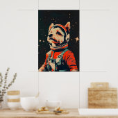 Biewer Terrier Astronaut Poster, Biewer Terrier Poster (Küche)