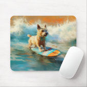 Biewer Terrier Beach Surfmalerei Mousepad (Mit Mouse)