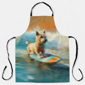 Biewer Terrier Beach Surfmalerei Schürze (Vorderseite)