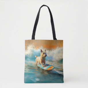 Biewer Terrier Beach Surfmalerei Tasche