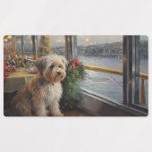 Biewer Terrier Christmas Cruise: Pawsome Holiday Etiketten (Design 1)