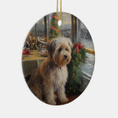 Biewer Terrier Christmas Cruise: Pawsome Holiday Keramik Ornament (Rechts)